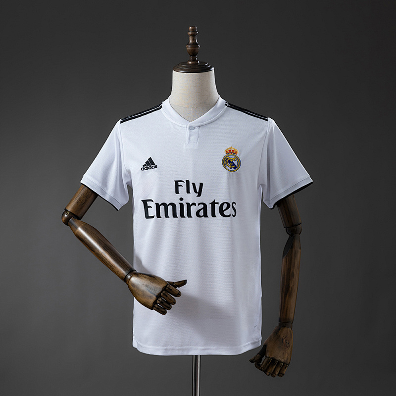 Wanban-Real Madrid 18 19 Home Retro Jersey S-Xxl