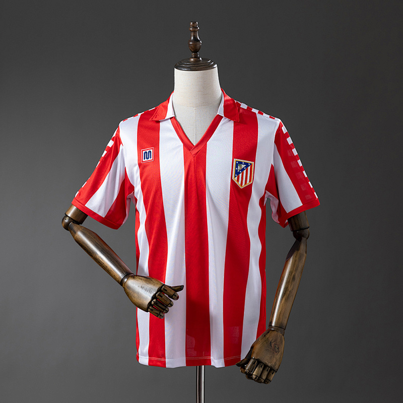 Wanban-Atletico Madrid 82 83 Home Retro Jersey S-Xxl