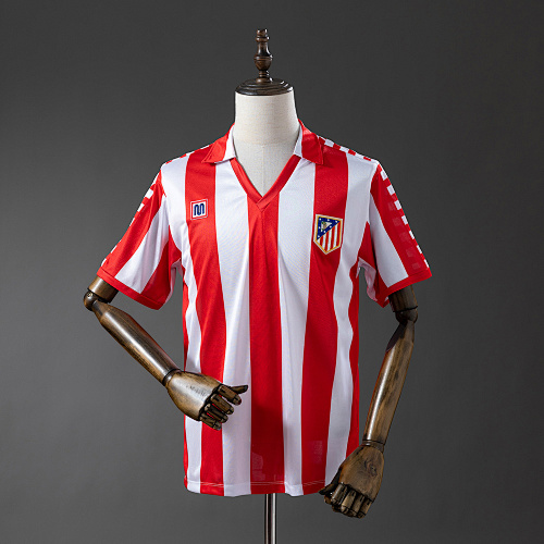 Wanban-Atletico Madrid 82 83 Home Retro Jersey S-Xxl