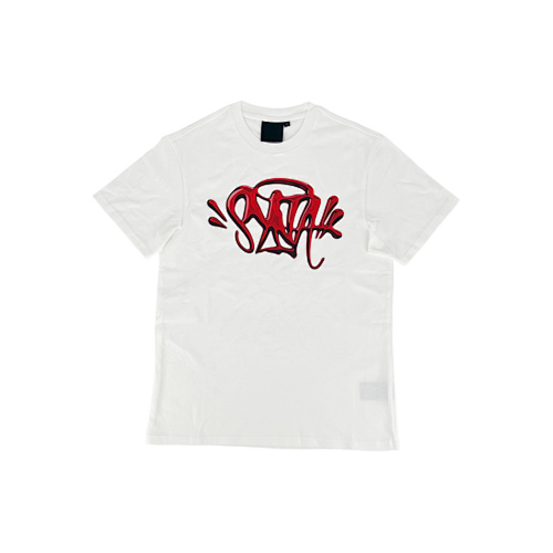 Synaworld 'syna Logo' Tee - White Red
