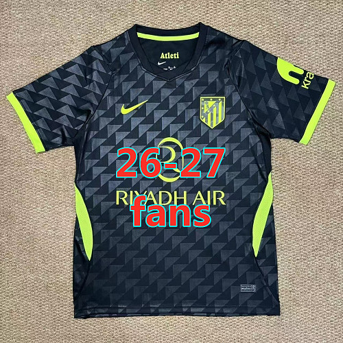 26-27 Atletico Madrid Away Fans Version Jersey S-4XL