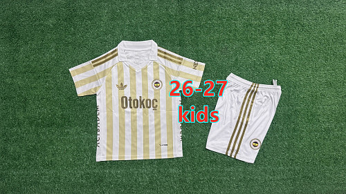 26-27 Fenerbahce Away Kids Jersey+shorts Kit 16 -28