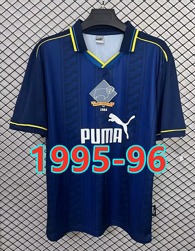 Derby County Away Retro Fans Version Jersey S-4XL