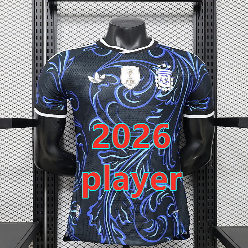 Argentina Away Player 4 Teams Jersey S-4XL 4