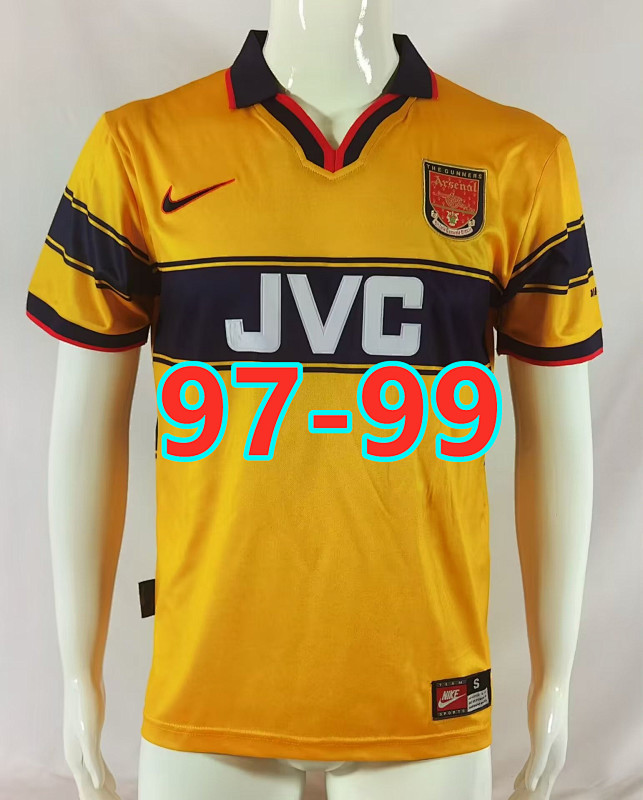 97-99 Arsenal Away Retro Jersey S-2XL