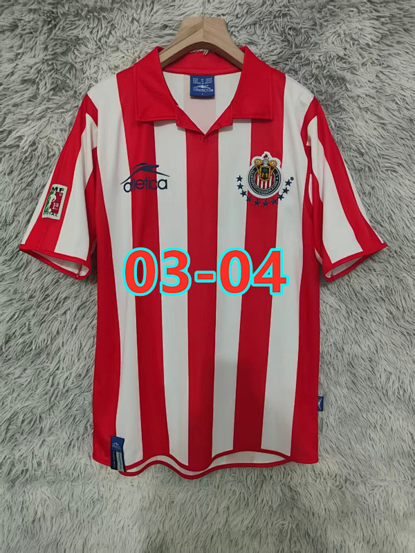 03-04 Chivas Home Retro Jersey S-2XL