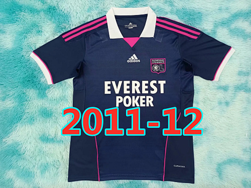 Lyon Retro TopThai Quality Away Jersey S-2XL