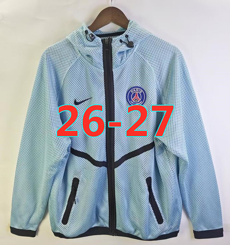 Balenciaga 26-27 Paris Psg Double Mesh Hoodie Uniform S-3XL