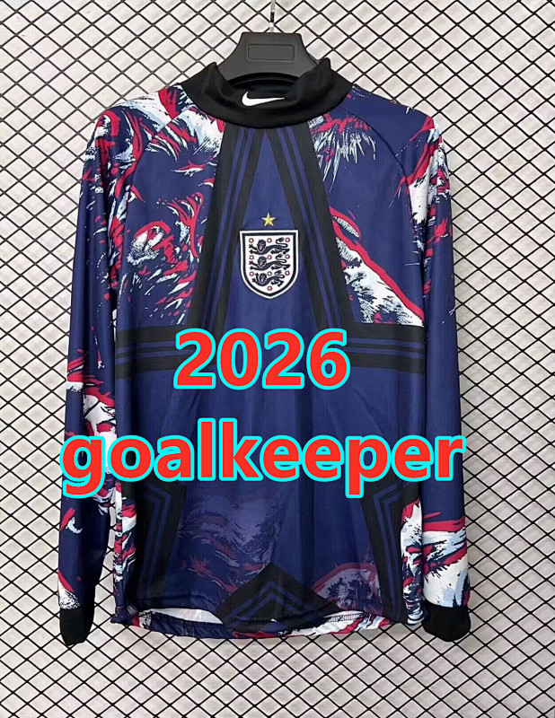 England Goalkeeper Fans Version Long Jersey S-2XL