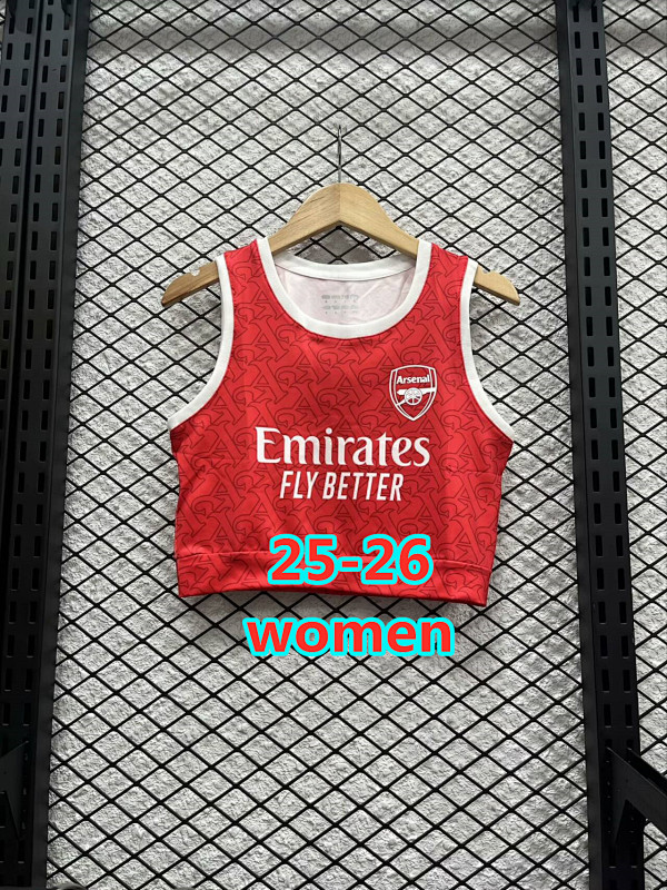 25-26 Arsenal Women Vest Jersey S-Xl