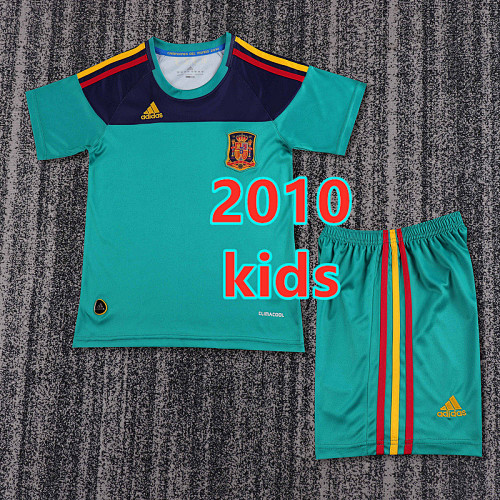 Spain Goalkeeper Kids Jersey+shorts 16 -28
