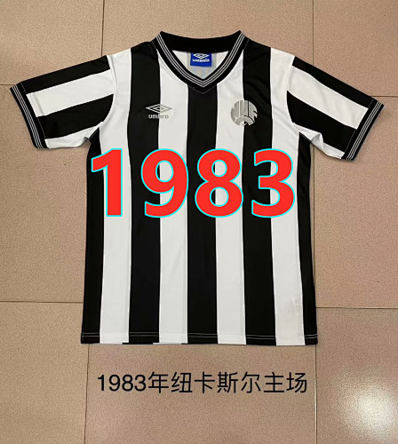 Newcastle United Retro Home Jersey S-2XL