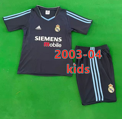 Real Madrid Away Kids Retro Jersey+shorts 16 -28