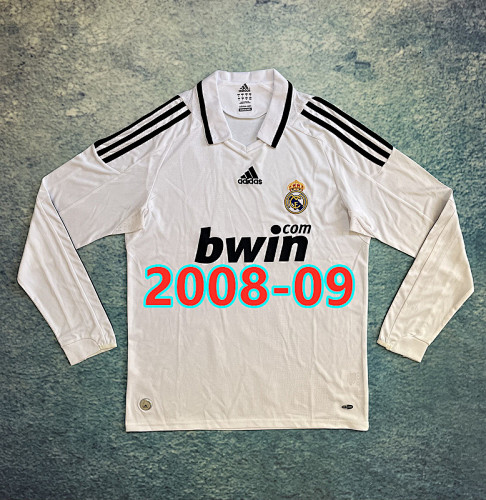 Real Madrid Home Retro Long Jersey S-2XL
