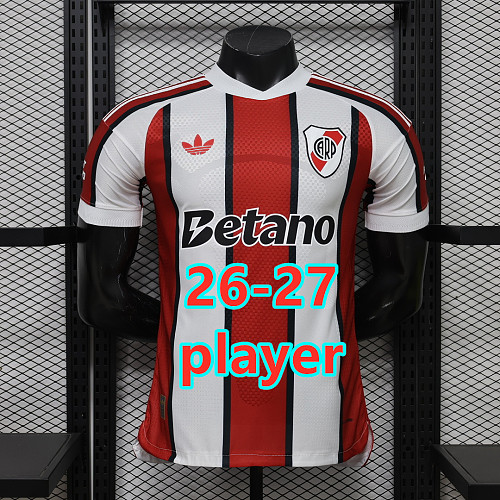 26-27 River Plate Away Player Version Jersey S-4XL
