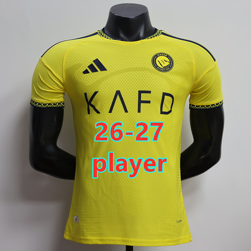 26-27 Al-Nassr Home Player Version Jersey S-3XL