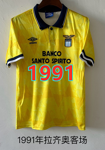 Lazio Away Retro Fans Version Jersey S-2XL
