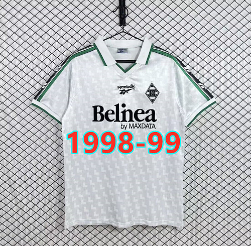 Monchengladbach Home Retro Fans Version Jersey S-2XL