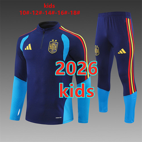 Spain Kids Long Sleeve Tracksuit 10 -18