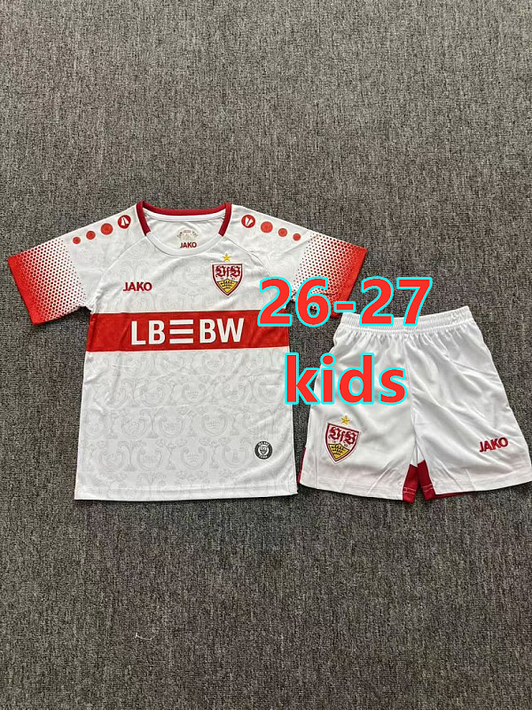 26-27 Stuttgart Home Kids Jersey+shorts Kit 16 -28
