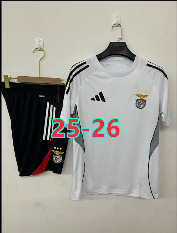 25-26 Benfica Short Sleeve Tracksuit Kit S-3XL
