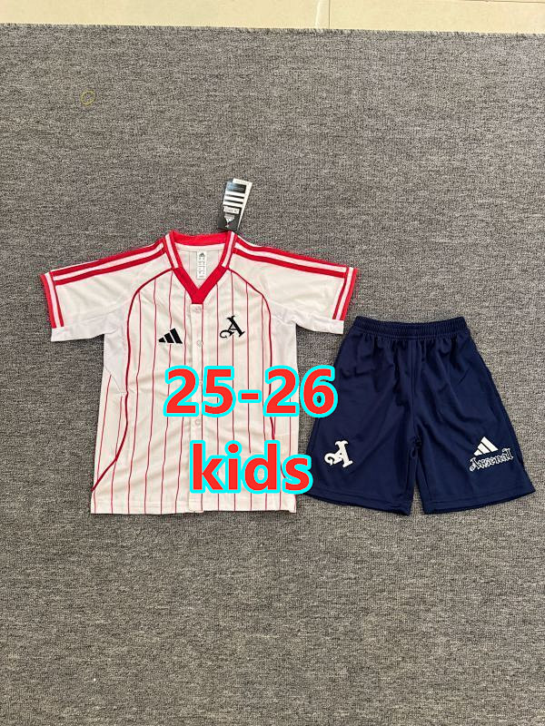 25-26 Arsenal Special Kids Jersey+shorts Kit 16 -28