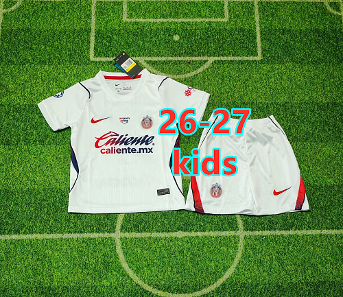 26-27 Chivas USA Away Kids Jersey+shorts Kit 16 -28
