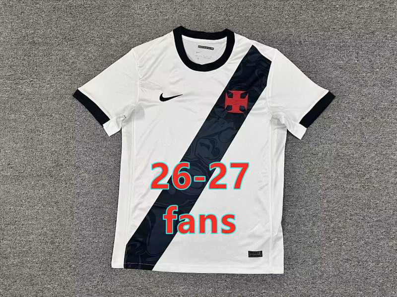 26-27 Vasco Da Gama Away Fans Version Jersey S-4XL