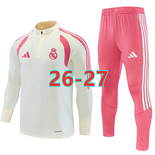 26-27 Real Madrid Long Sleeve Tracksuit S-3XL