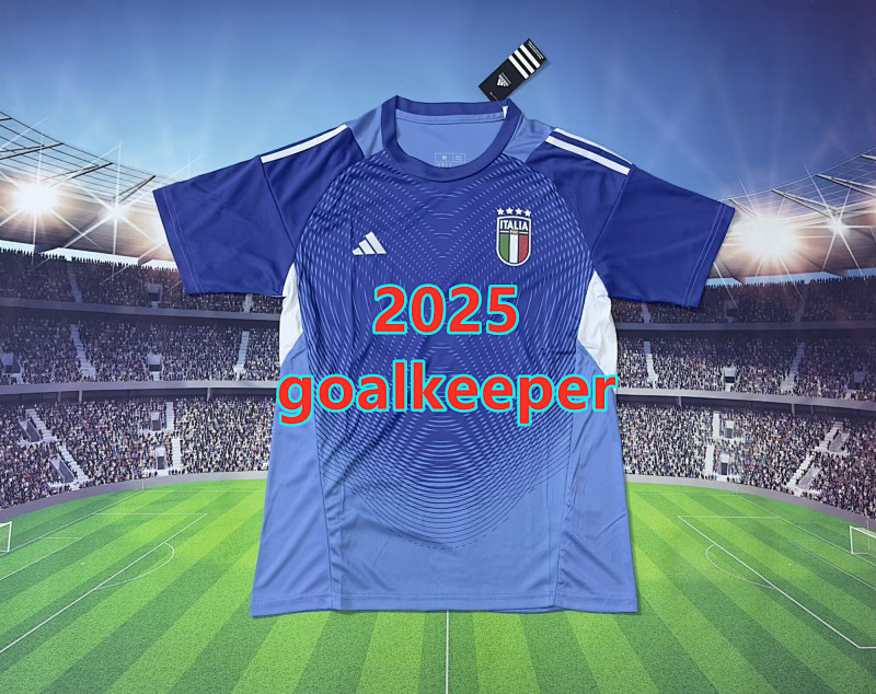 Italy Goalkeeper Fans Version Jersey S-2XL
