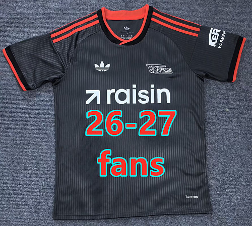26-27 Union Berlin Away Fans Version Jersey S-2XL