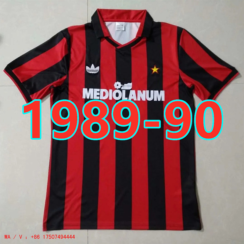 AC Milan Retro TopThai Quality Jersey S-2XL AC