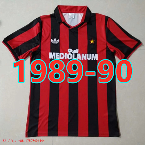 AC Milan Retro TopThai Quality Jersey S-2XL AC
