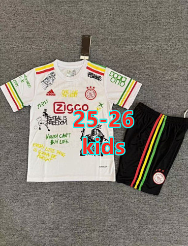 25-26 Ajax Special Kids Jersey+shorts Kit 16 -28