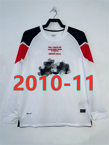 Manchester United Away Retro Long Jersey S-2XL