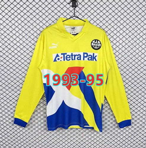 Frankfurt Away Retro Fans Long Sleeve Jersey S-2XL