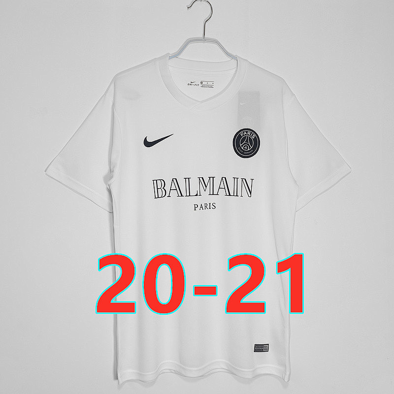 Balenciaga Paris Psg 20-21 Retro Training Jersey S-2XL
