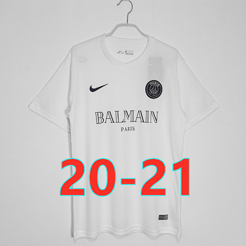 Balenciaga Paris Psg 20-21 Retro Training Jersey S-2XL