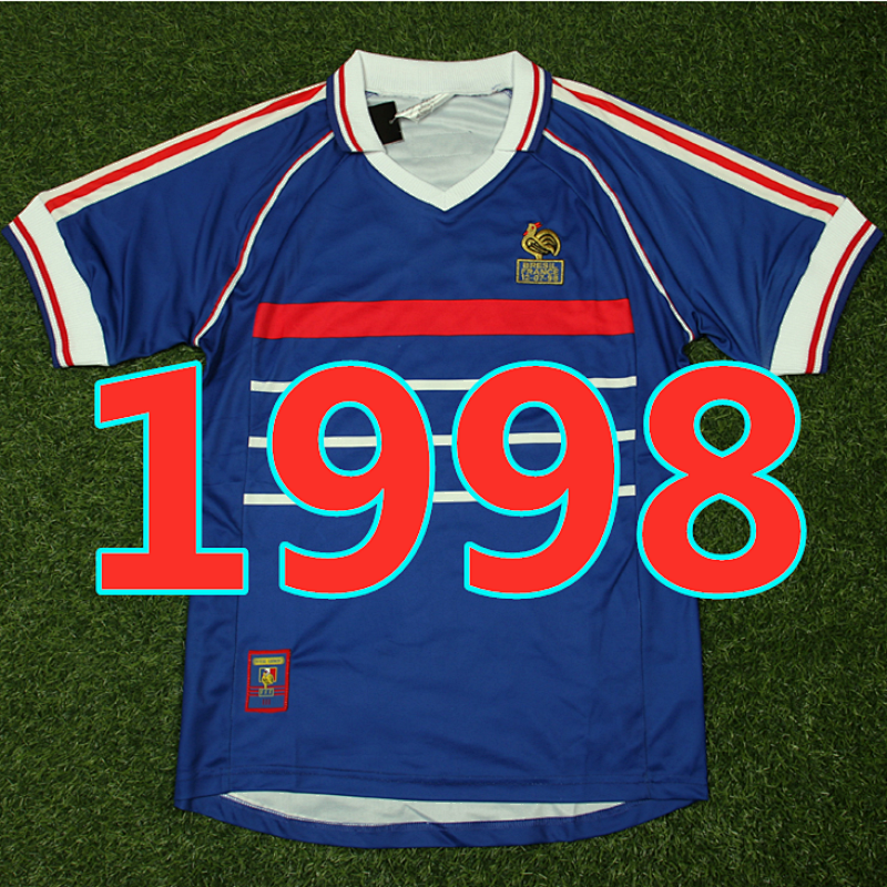 France Retro S-2XL Home Jersey