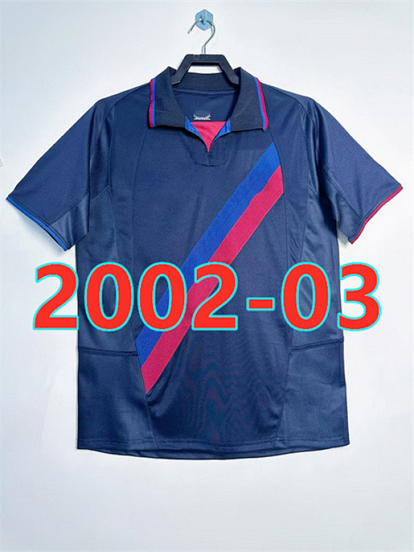 02-03 Barcelona Third Retro Jersey S-2XL