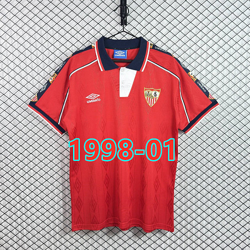 Sevilla Away Retro Fans Version Jersey S-2XL