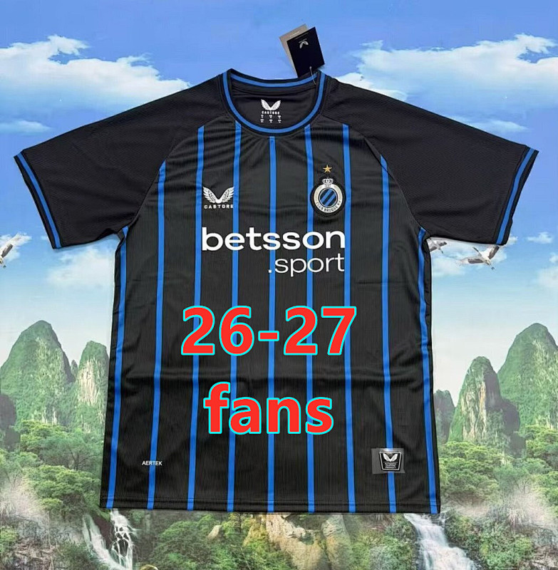 26-27 Brugge Home Fans Version Jersey S-2XL