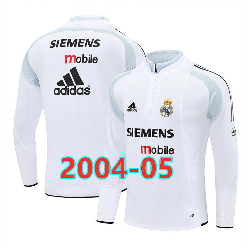 Real Madrid Retro Long Sleeve Tracksuit S-2XL