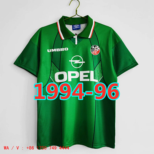 Ireland Retro TopThai Quality Home Jersey S-2XL