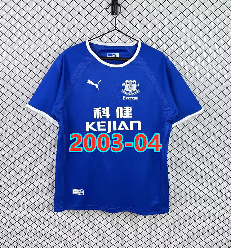 Everton Home Retro Fans Version Jersey S-2XL
