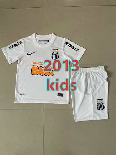 Santos Kids Retro Home Jersey+shorts Kit 16 -28