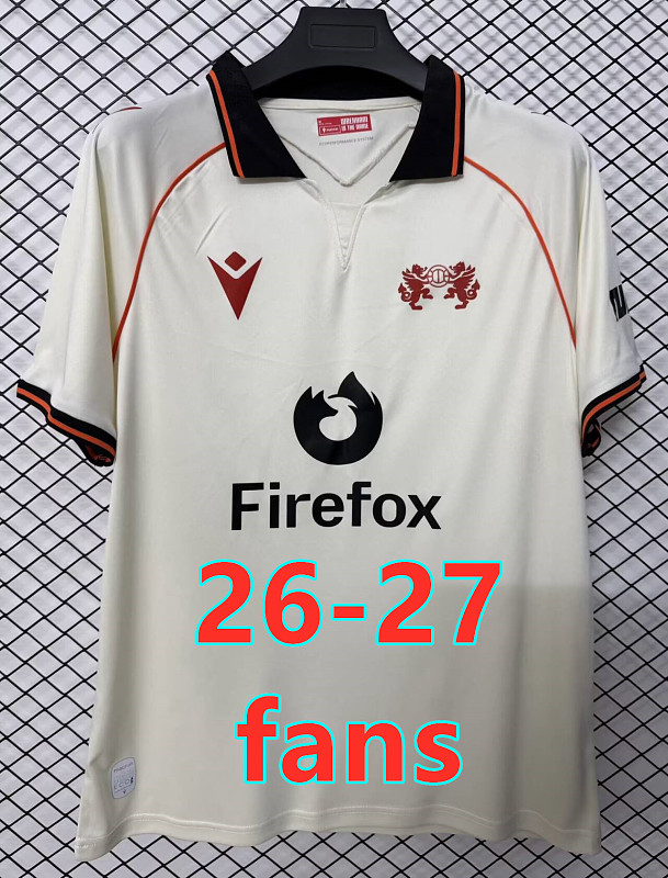 26-27 Wrexham Third Fans Version Jersey S-4XL