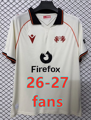 26-27 Wrexham Third Fans Version Jersey S-4XL