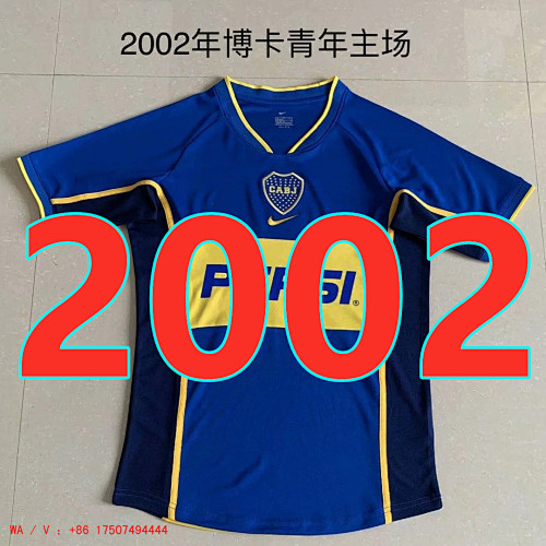 Boca Juniors Retro TopThai Quality Home Jersey S-2XL