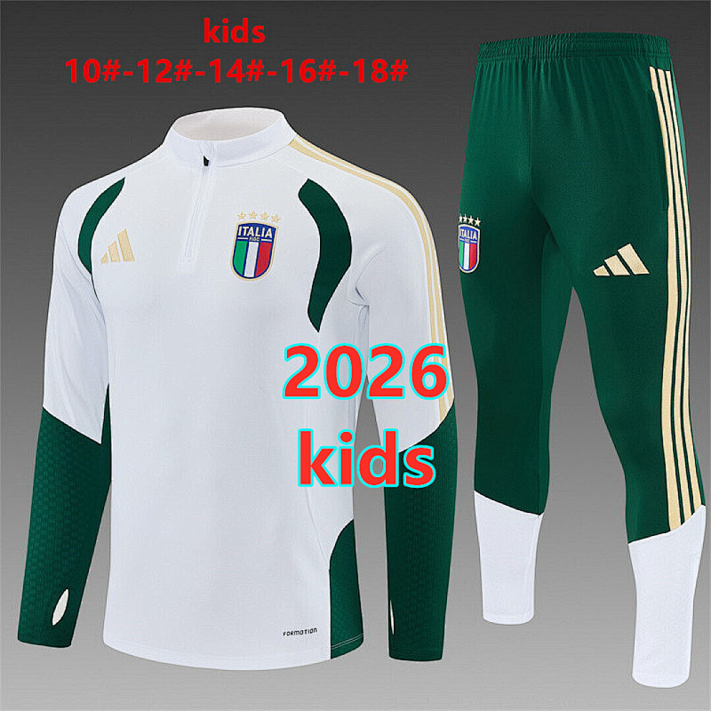 Italy Kids Long Sleeve Tracksuit 10 -18